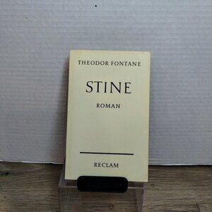 Theodor Fontane Stine Roman 7693/94 German Language Softcover Book 1963